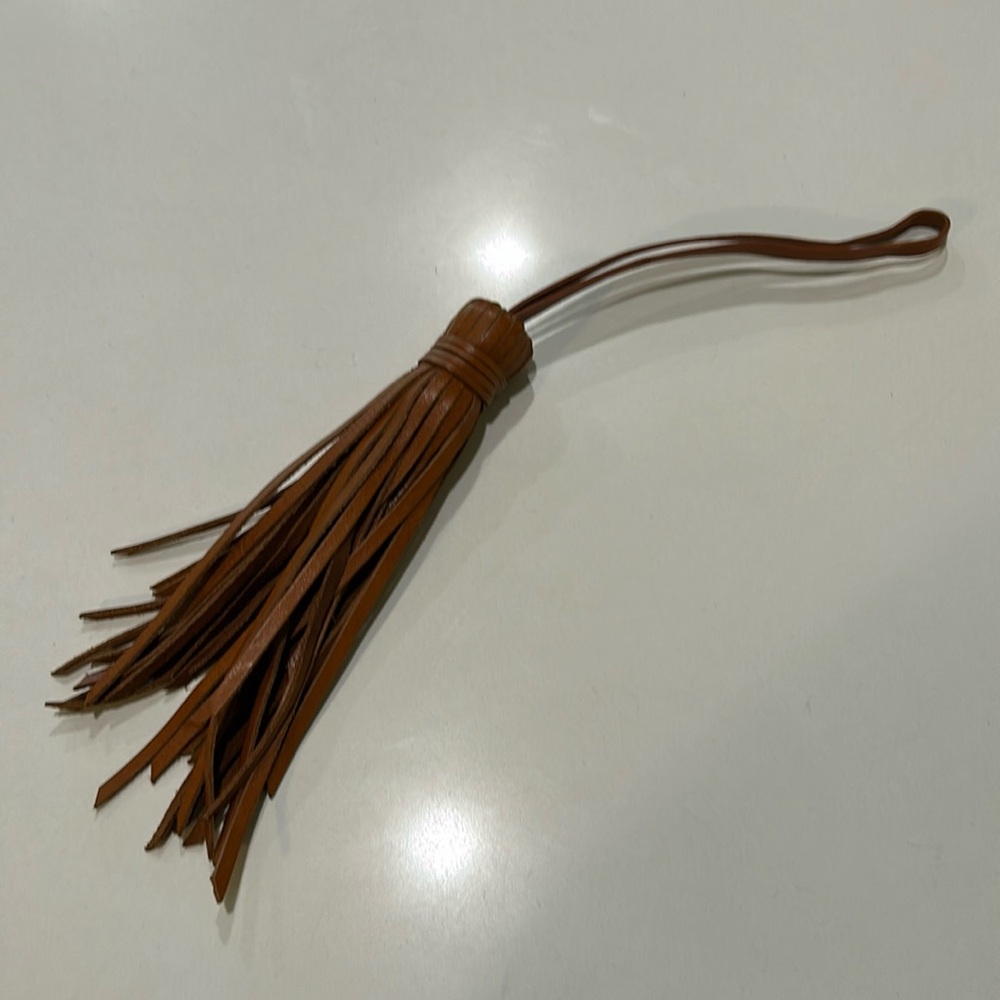 Madewell Leather Tassel • Camel